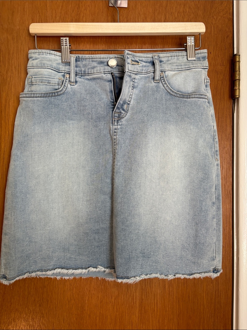 Tommy Bahama Light Blue Denim Mini Skirt